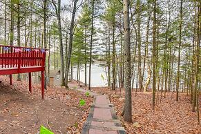 Lakefront Rhinelander Cabin w/ Dock & Fire Pit!