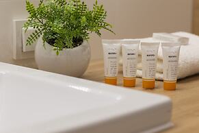 Dark Blue and Grey Apartment by Renters