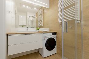 Dark Blue and Grey Apartment by Renters