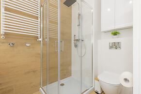 Dark Blue and Grey Apartment by Renters