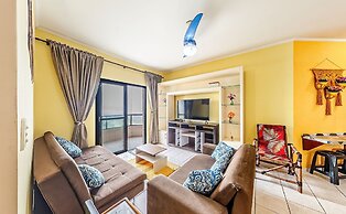 Apto em Mongaguá Prédio frente mar