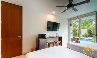 NHOA 107A Lux 2BR Condo Pool access in Aldea Zama