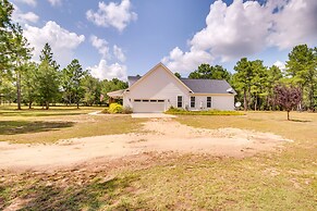 Stylish Hephzibah Home w/ Fire Pit & Theater Room!