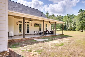 Stylish Hephzibah Home w/ Fire Pit & Theater Room!