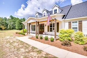 Stylish Hephzibah Home w/ Fire Pit & Theater Room!