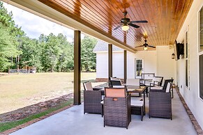 Stylish Hephzibah Home w/ Fire Pit & Theater Room!