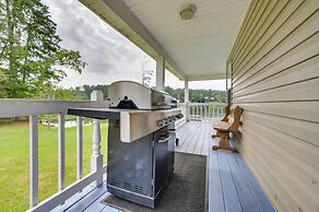 Waterfront Sparta Retreat w/ Dock, Deck & Grill