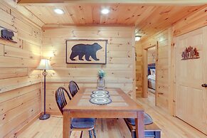Charming Morganton Cabin w/ Hot Tub & Game Room!