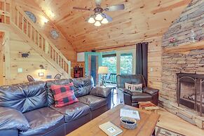 Charming Morganton Cabin w/ Hot Tub & Game Room!