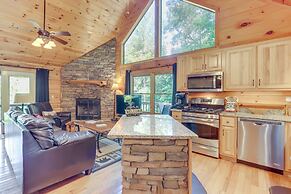 Charming Morganton Cabin w/ Hot Tub & Game Room!