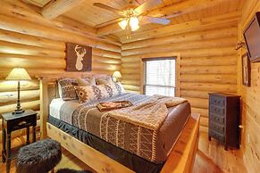 Blue Ridge Log Cabin w/ Hot Tub & Game Room!