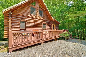 Blue Ridge Log Cabin w/ Hot Tub & Game Room!