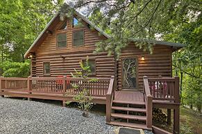 Blue Ridge Log Cabin w/ Hot Tub & Game Room!