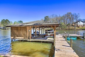 Lakefront Eatonton Home: Boat Dock + Fire Pit