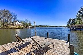 Lakefront Eatonton Home: Boat Dock + Fire Pit