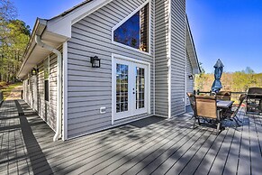 Lakefront Eatonton Home: Boat Dock + Fire Pit