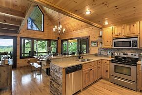 Elegant Creekside Cabin w/ Hot Tub, Views & More!