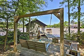 Lakefront Milledgeville Cabin: Private Dock, Porch