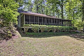 Lakefront Milledgeville Cabin: Private Dock, Porch
