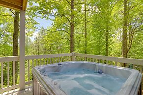 Blue Ridge Getaway w/ Hot Tub & Seasonal View!