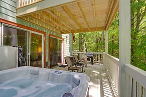 Blue Ridge Getaway w/ Hot Tub & Seasonal View!