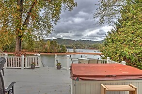 Lakefront Hiawassee Home w/ Boat Dock & Hot Tub!
