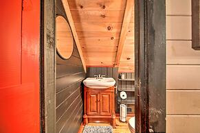 Rustic Cherry Log Cabin w/ Private Hot Tub & Deck!