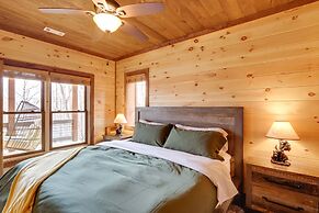 Luxe Morganton Cabin: Hot Tub, Fire Pit, Game Room