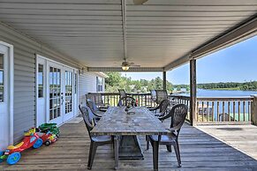 House w/ Dock + Slide Situated on Lake Sinclair!