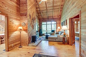 Secluded Mountain Escape w/ Game Room & Fire Pit!