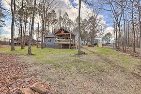 Creek-view Getaway w/ Deck, Yard, & Fire Pit!