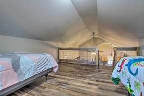 Creek-view Getaway w/ Deck, Yard, & Fire Pit!