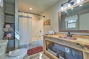 Creek-view Getaway w/ Deck, Yard, & Fire Pit!