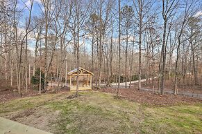 Creek-view Getaway w/ Deck, Yard, & Fire Pit!