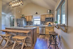 Creek-view Getaway w/ Deck, Yard, & Fire Pit!