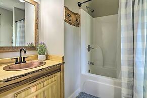 Creek-view Getaway w/ Deck, Yard, & Fire Pit!