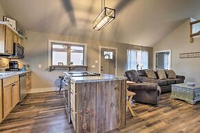 Creek-view Getaway w/ Deck, Yard, & Fire Pit!