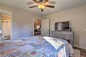 Creek-view Getaway w/ Deck, Yard, & Fire Pit!