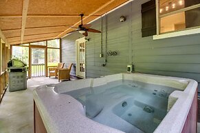 Bright Guyton Home w/ Private Yard & Hot Tub!
