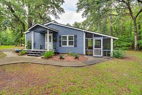 Bright Guyton Home w/ Private Yard & Hot Tub!