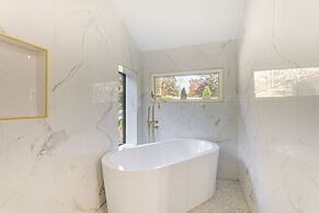 Mid-century Modern Luxe Retreat w/ Hot Tub & Decks