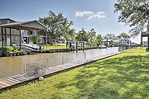 New Orleans Waterfront Home w/ Private Dock!