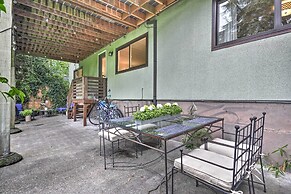 3 Mi to Downtown Portland: Lush Flat w/ Fire Pit