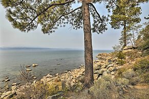 Steps to Nevada Beach: Zephyr Cove Home w/ Deck!