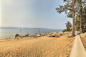 Steps to Nevada Beach: Zephyr Cove Home w/ Deck!