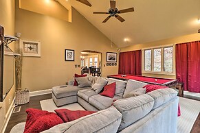 Cozy Conyers Cabin w/ Fireplace & Pool Table!