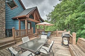 Mountain-view Cabin w/ Hot Tub, Near Lake Chatuge!