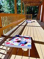 Lovely Log Cabin + Bunkhouse w/ Views & Yard!