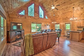 Cozy Cabin Living by Lake Chatuge w/ Covered Patio