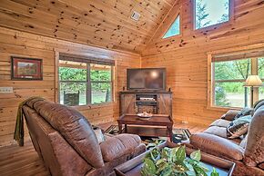 Cozy Cabin Living by Lake Chatuge w/ Covered Patio